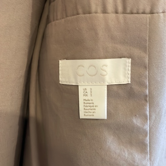 COS Teddy Jacket in Gray - Picture 3 of 7